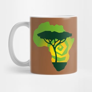 Africa map Mug